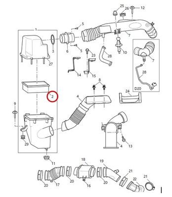 MAXUS G10/G20/D20 c00111578 Auto Car Air Filter voor universele jaar motor onderdelen