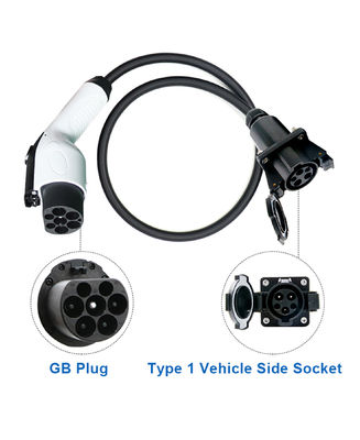 90% EV Type1 Type2 GB/T Adapter 32A 1Fase 3 Phase Schuko voor het opladen van elektrische auto's