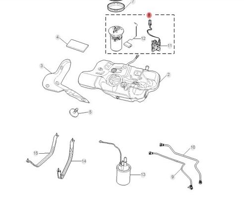 MG 5 I5 Benzine motor Hydraulische pomp met universele motorcode 10138599 OE NO