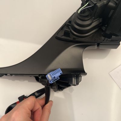 Plastic Glass Rearview Mirror voor T e s l a model 3 OE 1617900-00-A bij Competitive
