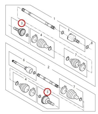 Universale auto-onderdelen aandrijfwacht assemblage voor MAXUS V80/A80/EV80/RV80C C00038612