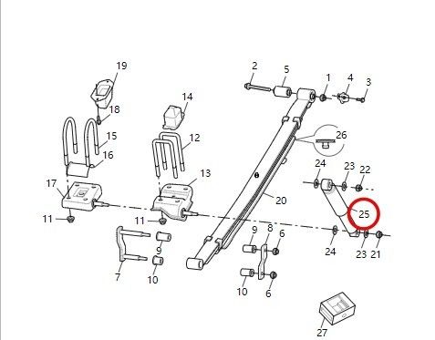 2019- Maxus T60/T70/T90 Auto Achtersteel schokdemper Ophanging C00061454 C00303638